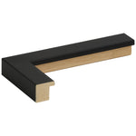 Charger l'image dans la galerie, Cadre photo standard en bois Noir – Verre – Profil 18×20 mm