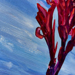 Charger l'image dans la galerie, Tableau colibri tropical Peinture oiseau et fleurs