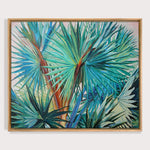 Charger l'image dans la galerie, Tableau palmiers tropicaux Peinture feuilles de palmier