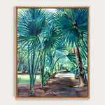Charger l'image dans la galerie, Tableau tropical Jardin botanique Peinture palmiers