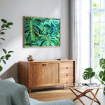 Charger l'image dans la galerie, Tableau jungle Peinture botanique feuilles exotiques de monstera