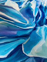 Charger l'image dans la galerie, Peinture à l'huile nature des feuilles tropicales de la plante Aloe vera, un tableau pour une déco murale exotique