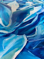 Charger l'image dans la galerie, Peinture nature des feuilles tropicales de la plante Aloe vera, un tableau pour une déco murale exotique