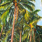 Charger l'image dans la galerie, Peinture tropicale palmiers Tableau jungle et nature