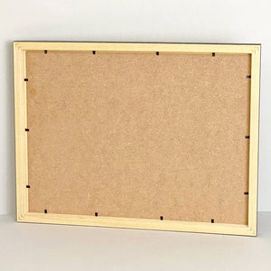 Cadre photo standard en bois Noir – Verre – Profil 18×20 mm