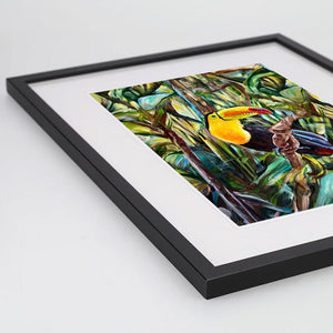 Cadre photo standard en bois Noir – Verre – Profil 18×20 mm