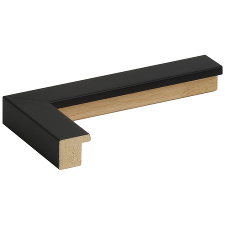 Cadre photo standard en bois Noir – Verre – Profil 18×20 mm