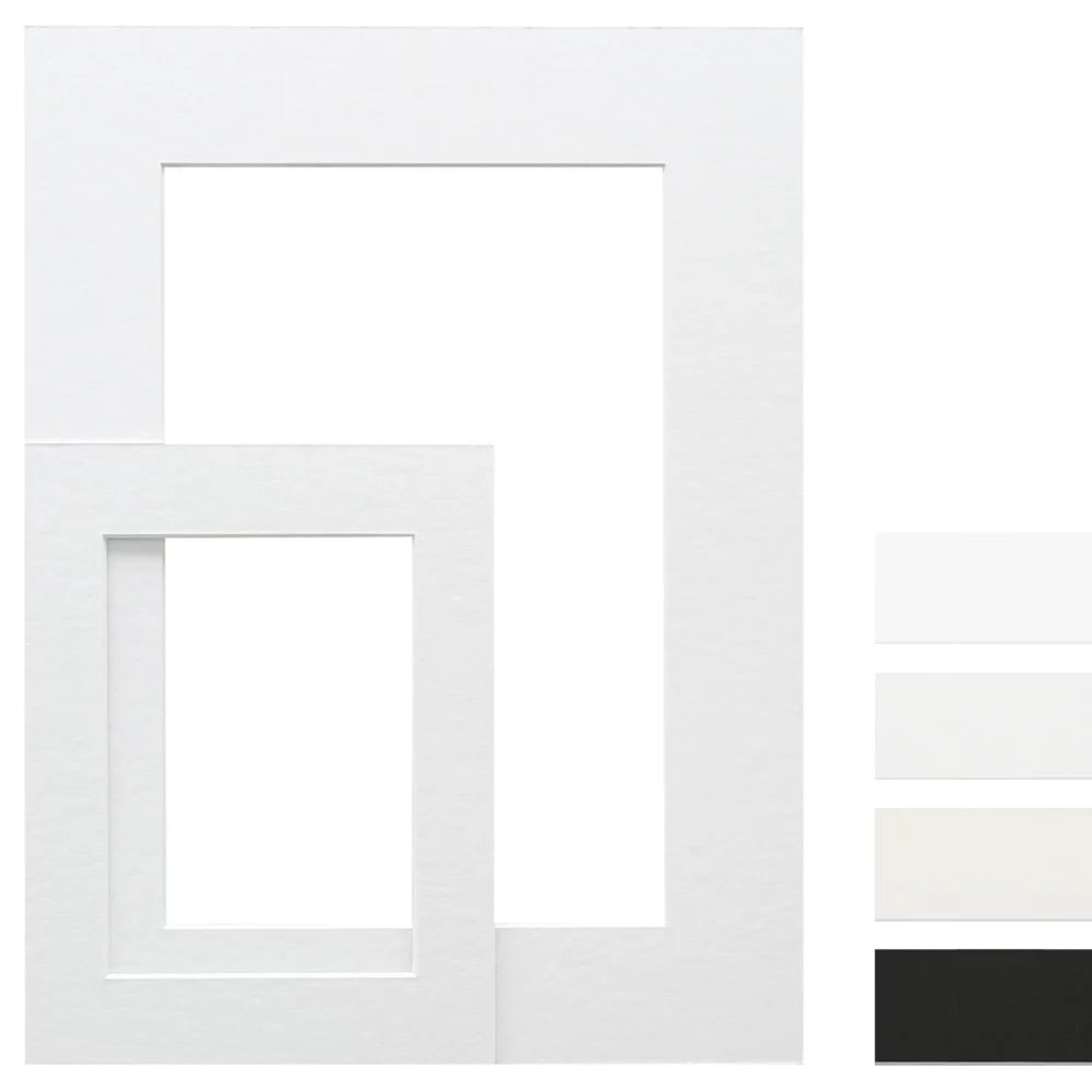 Passe-partout sur mesure – marge 3, 5, 10 ou 15 CM – Disponible en 18 coloris variés