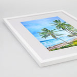 Charger l&#39;image dans la galerie, Cadre photo standard en bois Blanc – Verre – Profil 18×20 mm
