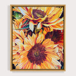 Charger l&#39;image dans la galerie, Peinture à l&#39;huile tournesols fleurs
