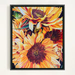 Charger l&#39;image dans la galerie, Peinture à l&#39;huile fleurs de tournesols et posters
