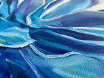 Charger l&#39;image dans la galerie, Peinture nature huile sur toile des feuilles tropicales de la plante Aloe vera, un tableau pour une déco murale exotique
