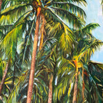 Charger l&#39;image dans la galerie, Peinture tropicale palmiers Tableau jungle et nature
